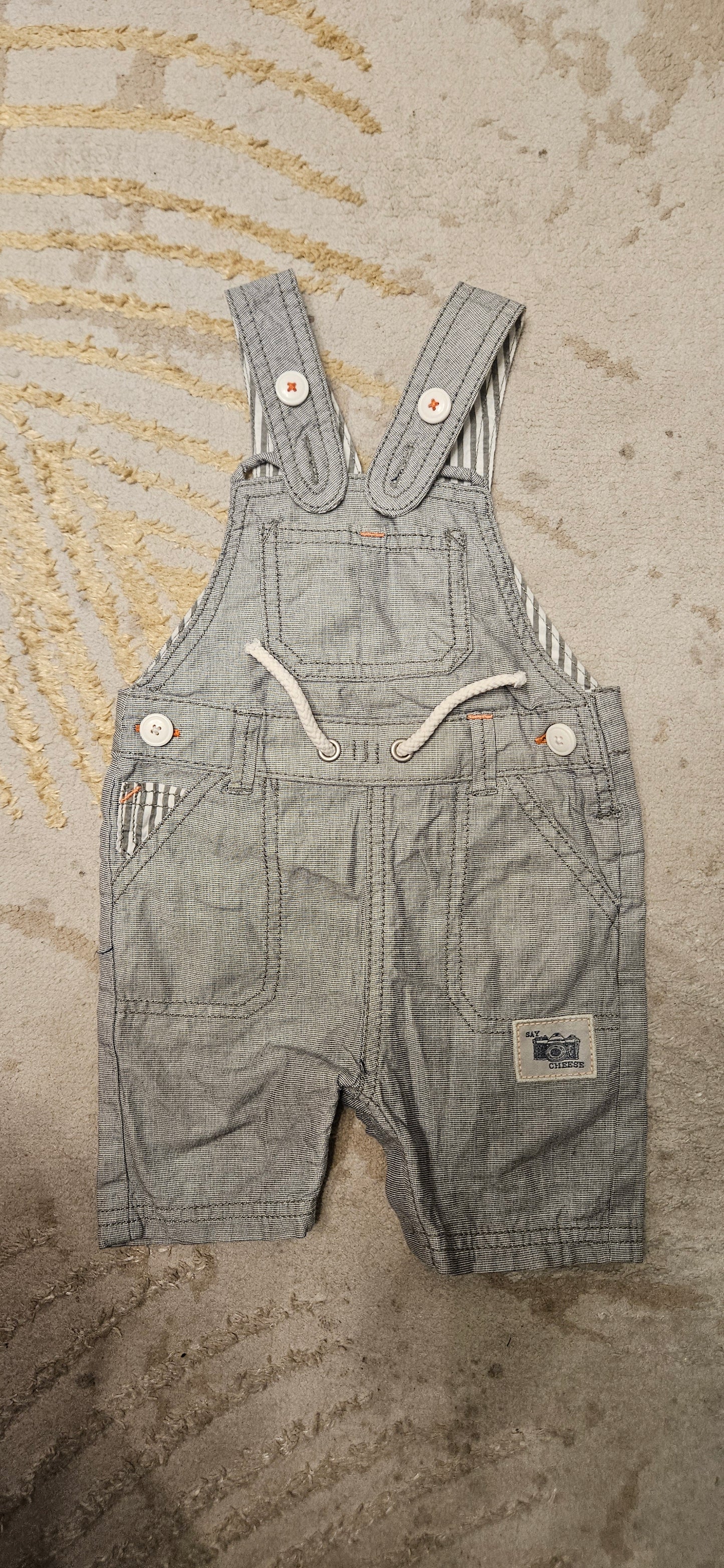 George Blue Jean Style Dungarees 3-6 Months