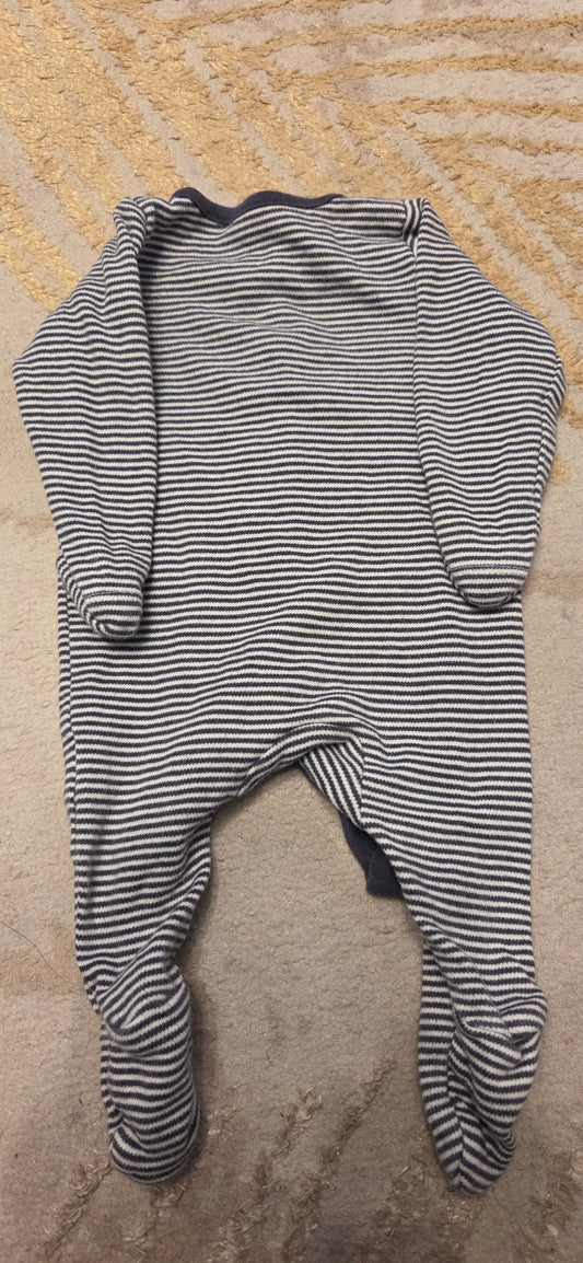 F&F Green and White Sleepsuit