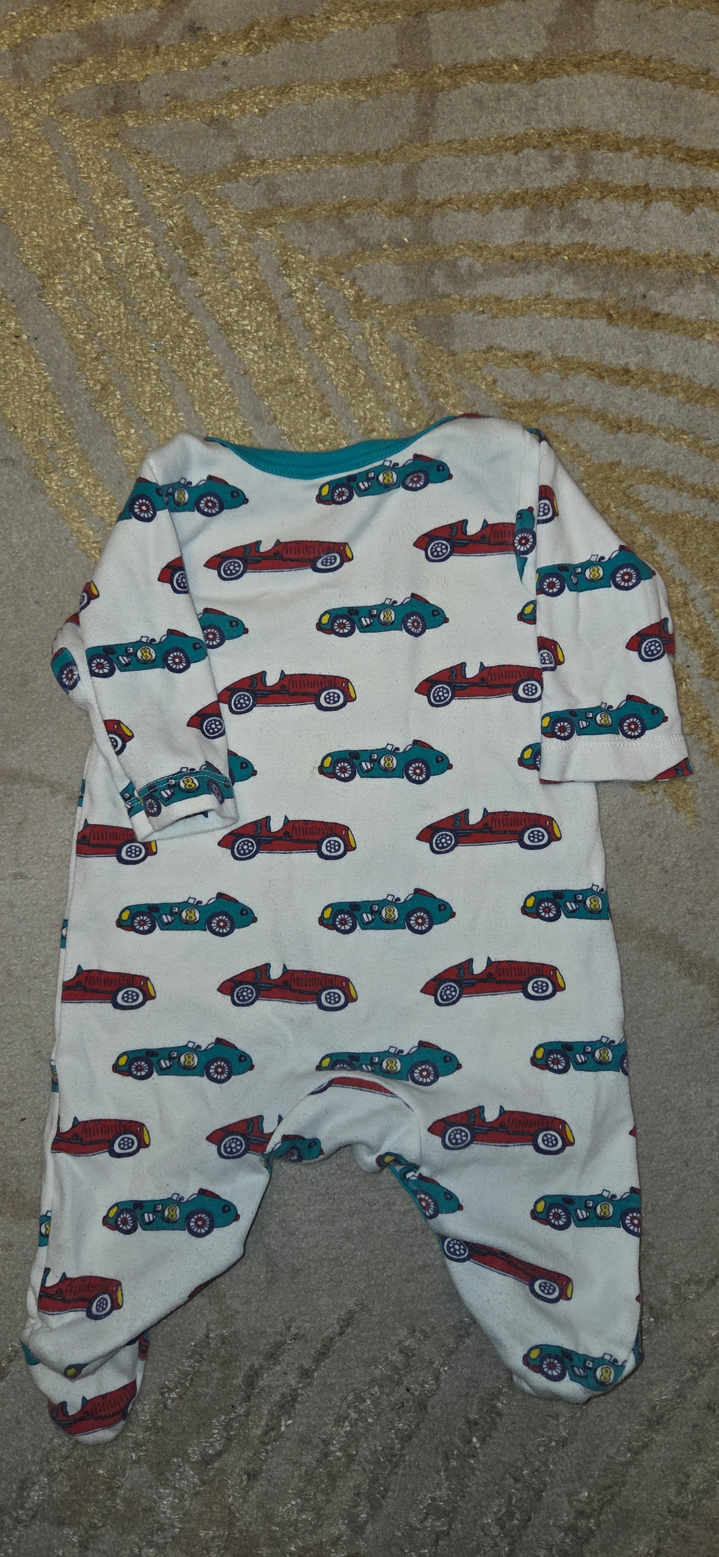 Mini Club Racing Car Sleepsuit Newborn