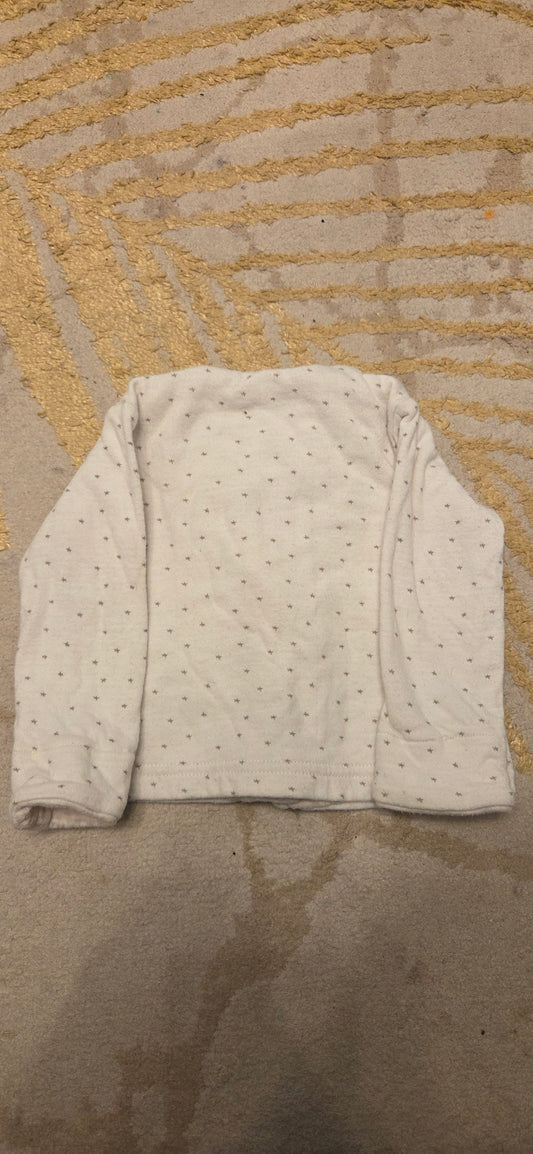 Mamas&Papas White Star Jacket 0-3 Months