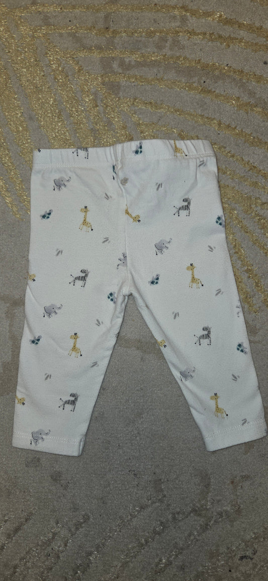 Tu Safari Animal Trousers White 3-6 Months