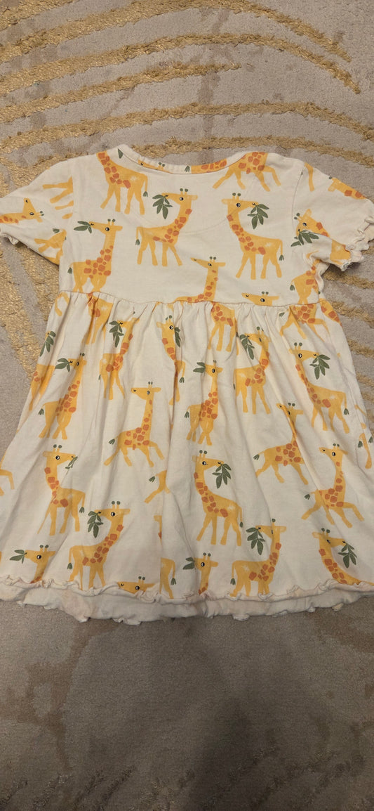 M&S Giraffe Dress 18-24 Months