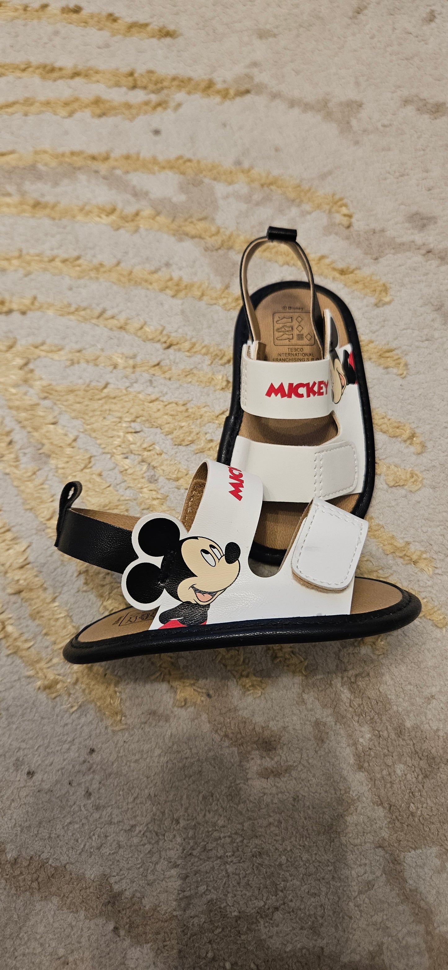 Mickey Mouse Sandals 6-9 Months