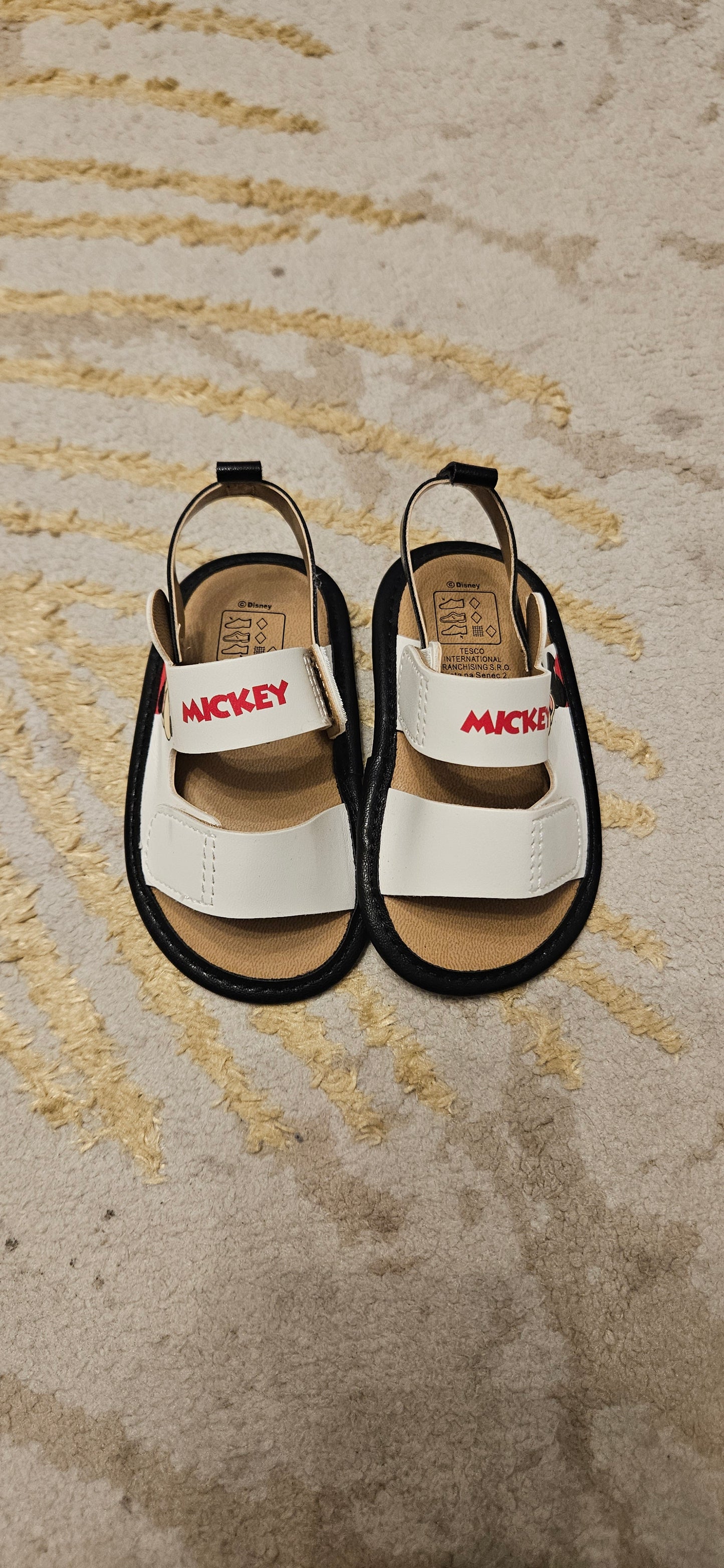 Mickey Mouse Sandals 6-9 Months