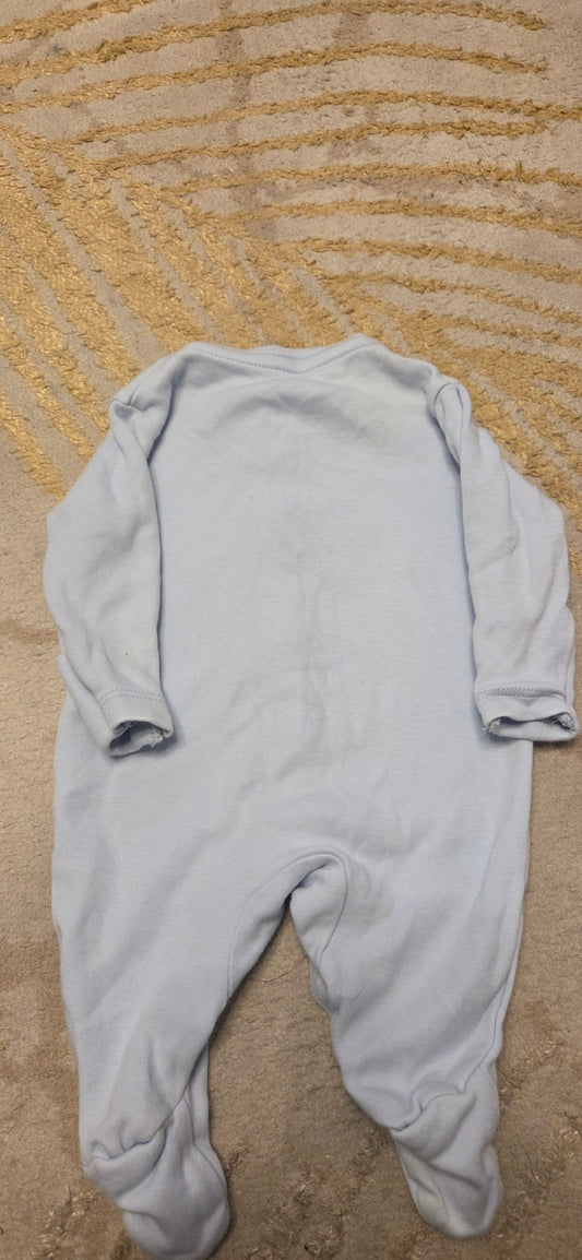 Primark Daddy's Little Star Sleepsuit Newborn