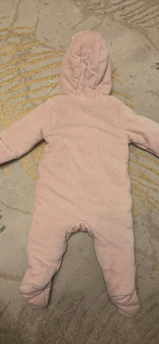 George Pink Pram/Snowsuit 6-9 Months