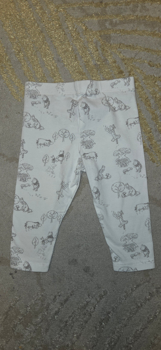 Disney Winnie the Pooh Trousers White 3-6 Months