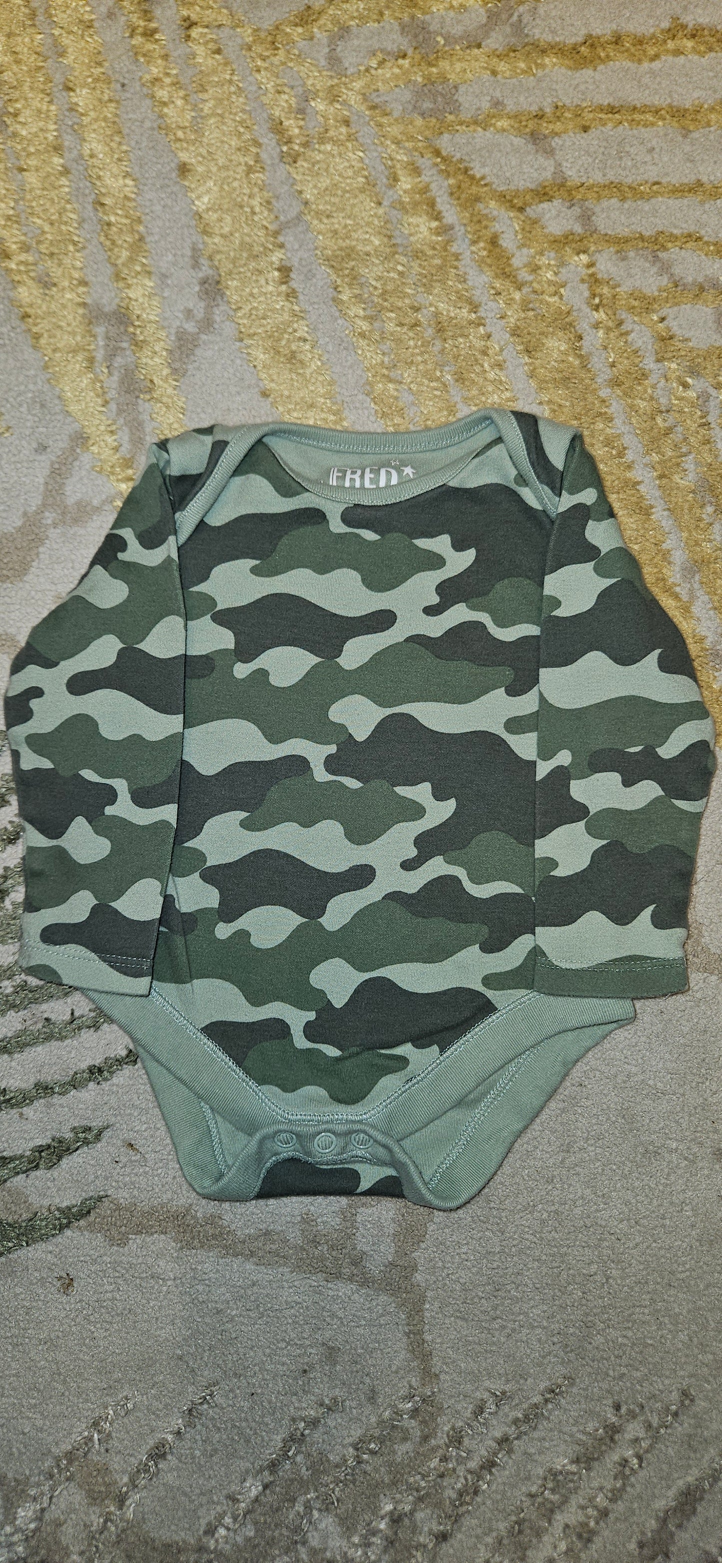 Fred&Flo Camouflage Longsleeve Vest 6-9 Months