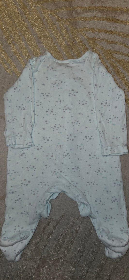 White Star Sleepsuit Newborn