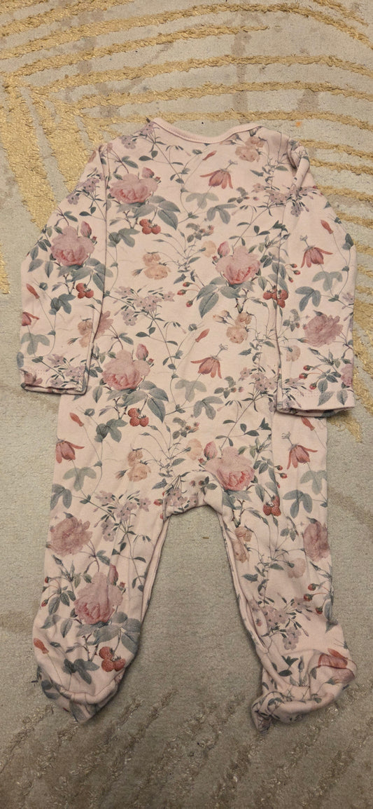 Tu Rose Inspired Pink Sleepsuit 3-6 Months