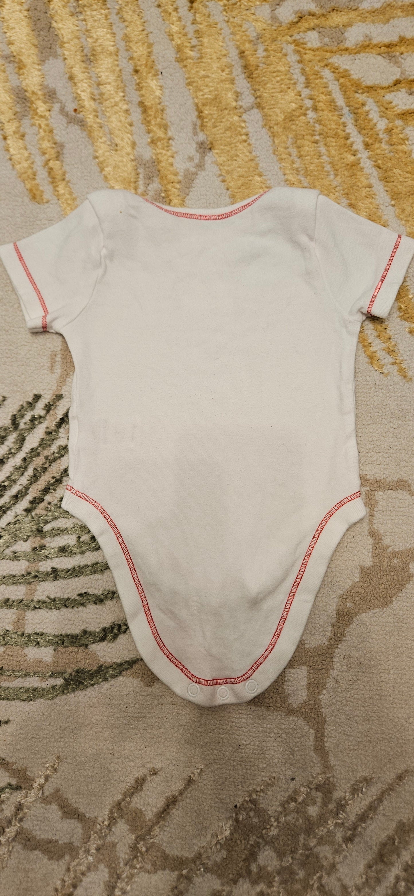 F&F Frog Face Shortsleeve Vest 0-3 Months
