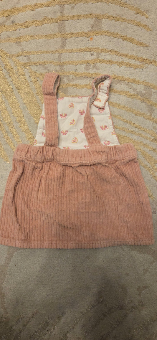 Nutmeg Coudroy Pink Dress 0-3 Months