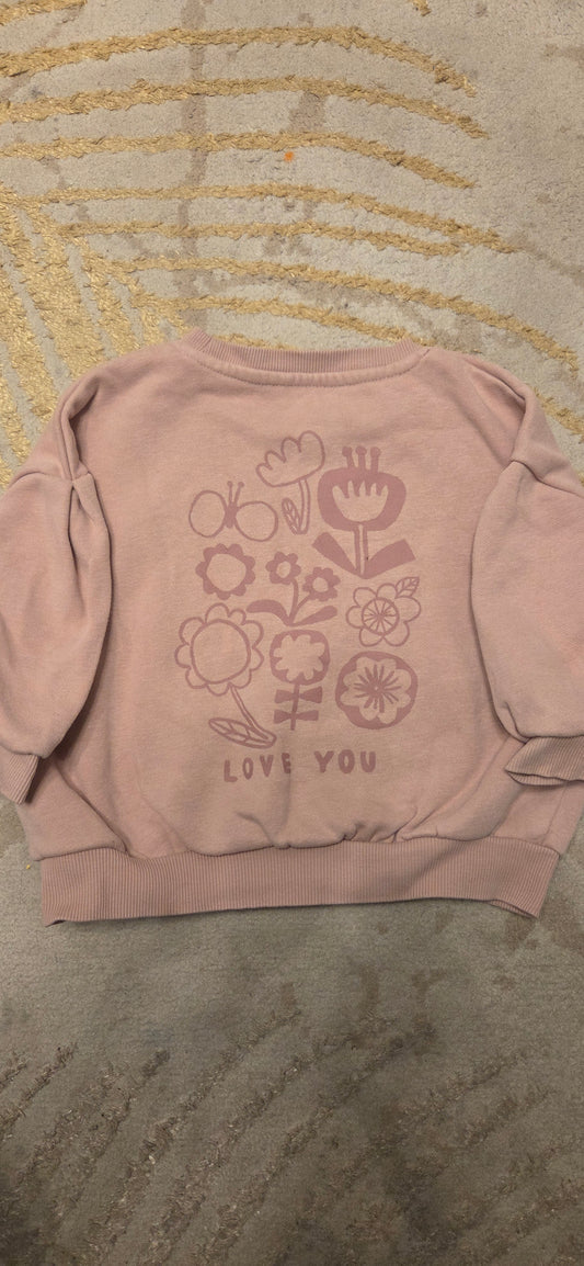 George Love you Floral Jumper 12-18 Months