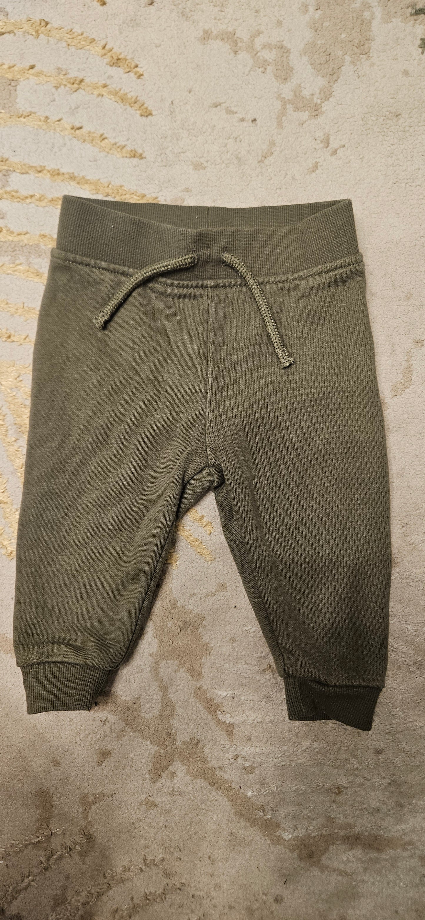 Green Tracksuit Bottoms 6-9 Months