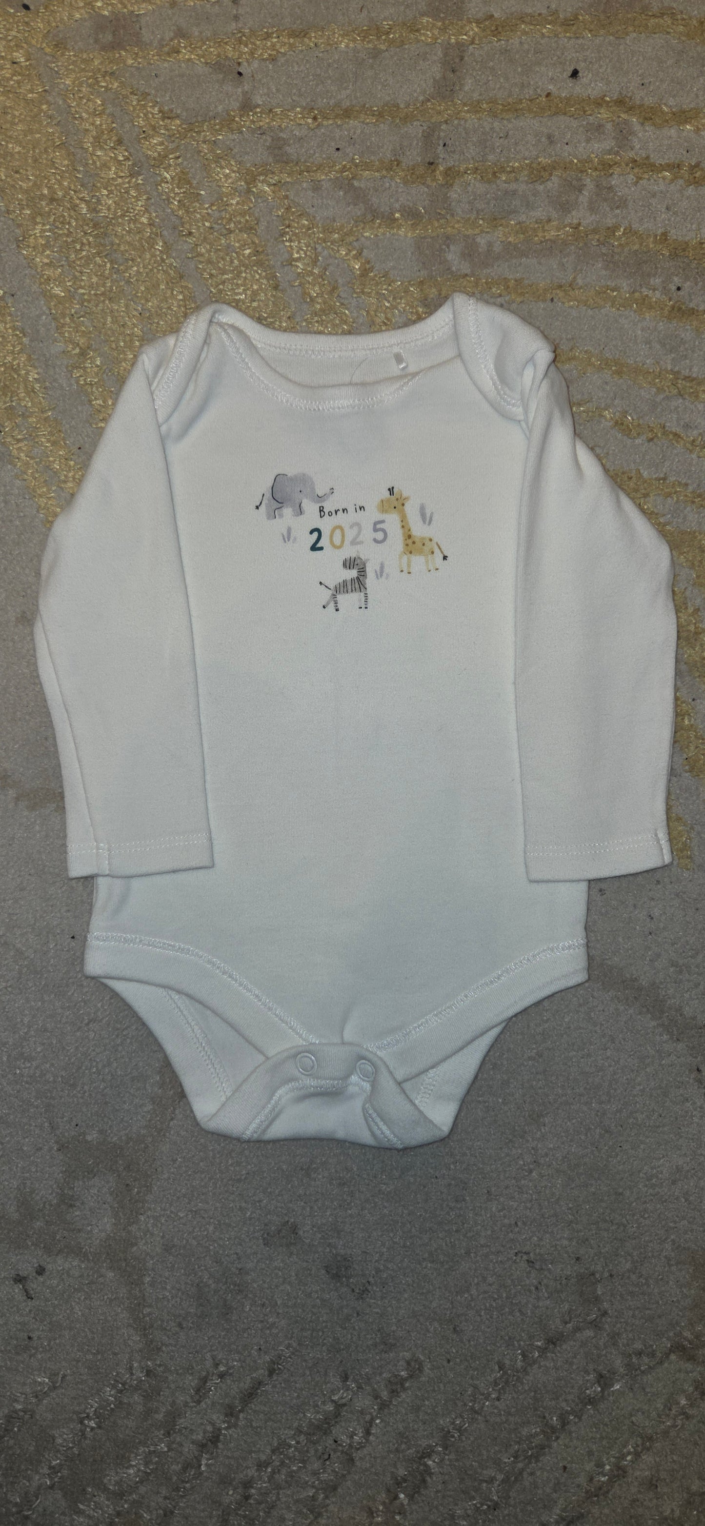 Tu Born in 2025 Longsleeve Vest 3-6 Months