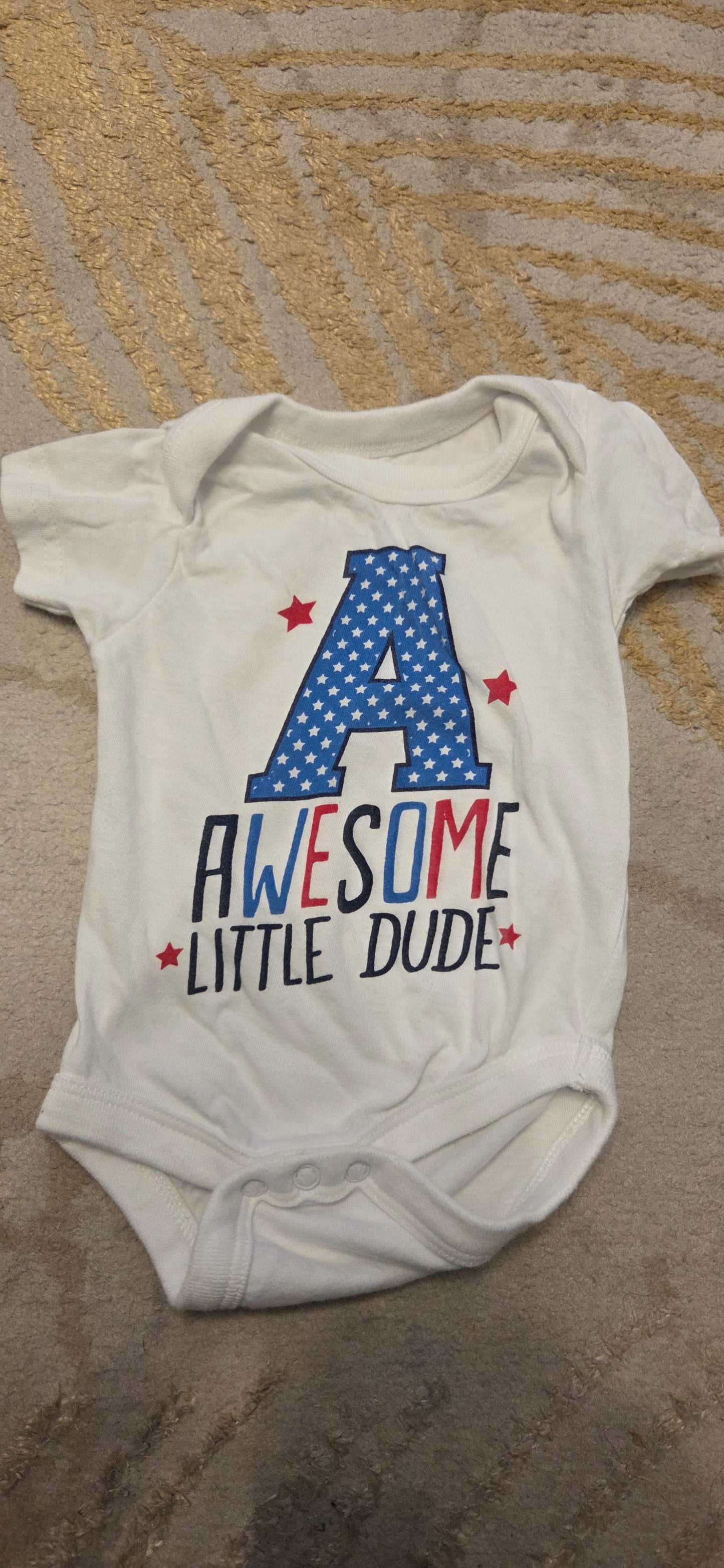 Pep&Co Awesome Little Dude Vest 0-3 Months