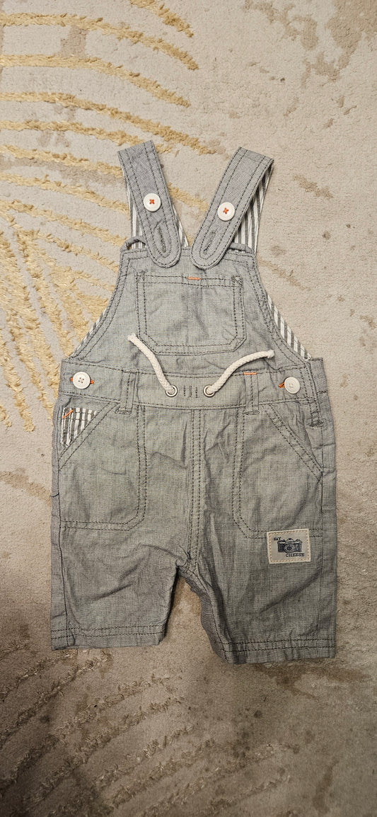 George Blue Jean Style Dungarees 3-6 Months