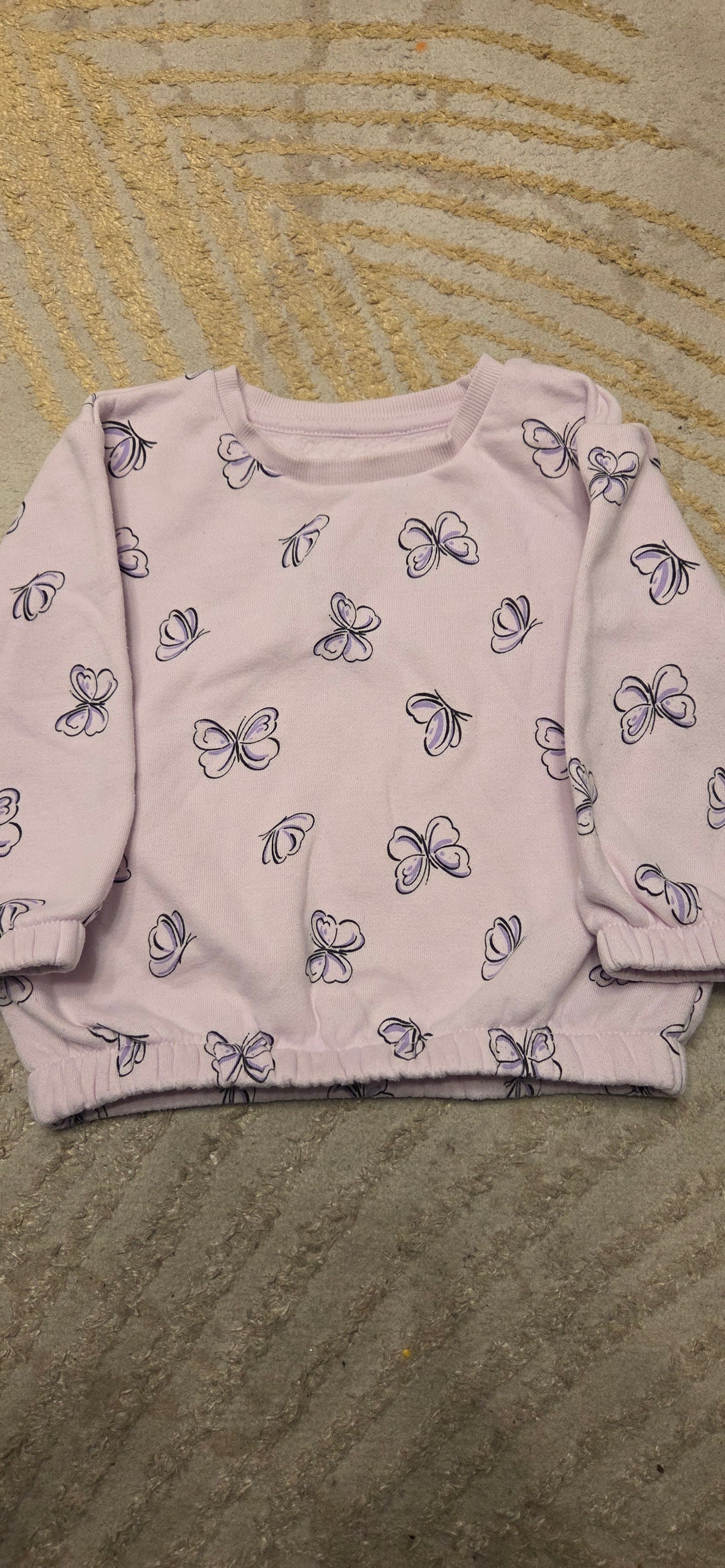 Primark Butterfly Jumper and Trousers 12-18 Months