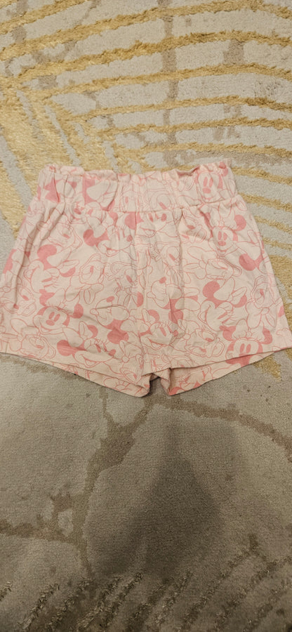Minnie Mouse & Daisy Duck Shorts 12-18 Months