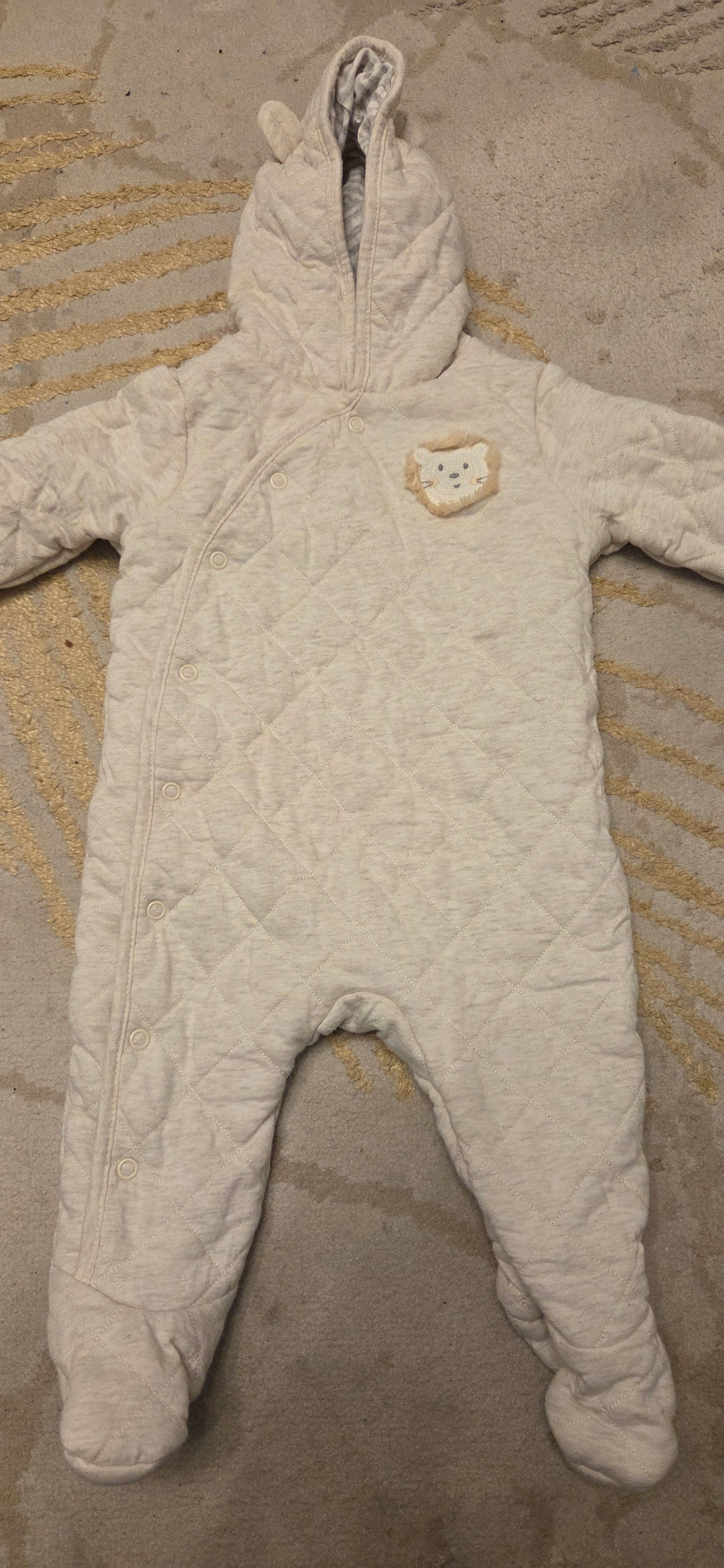 Mothercare Lion Pram/Snowsuit 3-6 Months