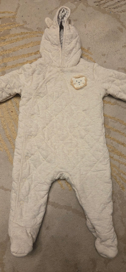 Mothercare Lion Pram/Snowsuit 3-6 Months