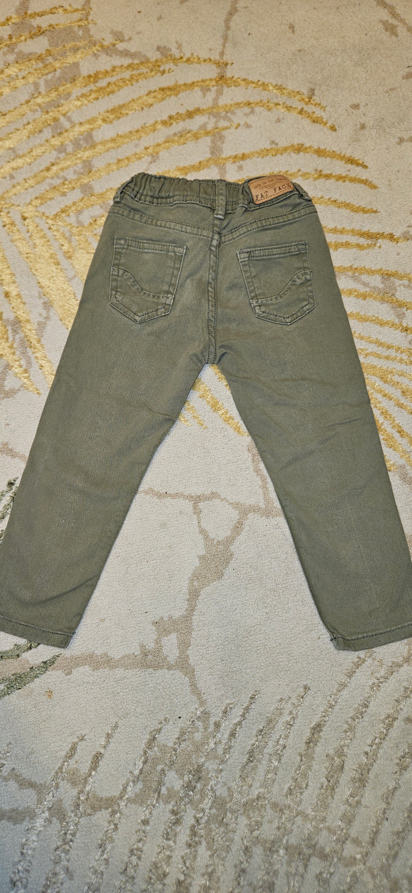 Fat Face Khaki Green Jeans 3-4 Years