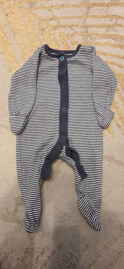 F&F Green and White Sleepsuit