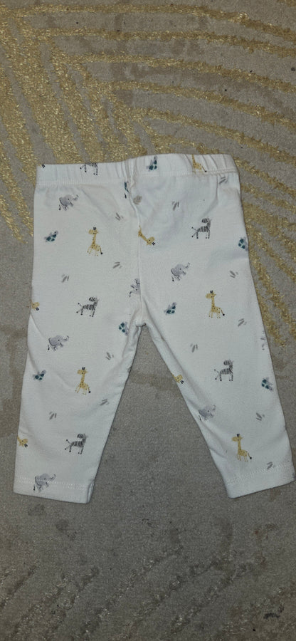 Tu Safari Animal Trousers White 3-6 Months