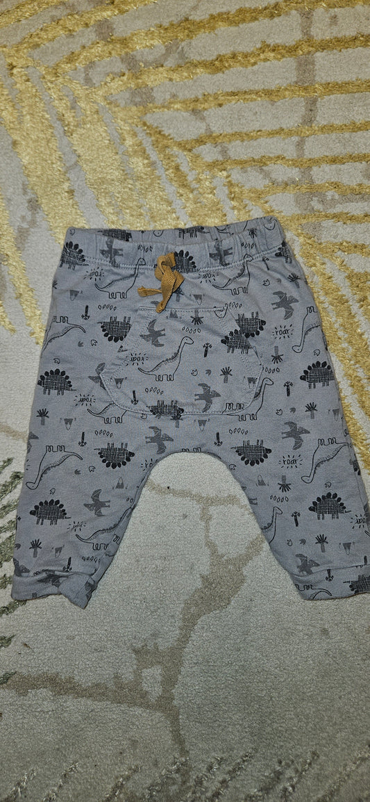 Matalan Dinosaur Trousers 3-6 Months