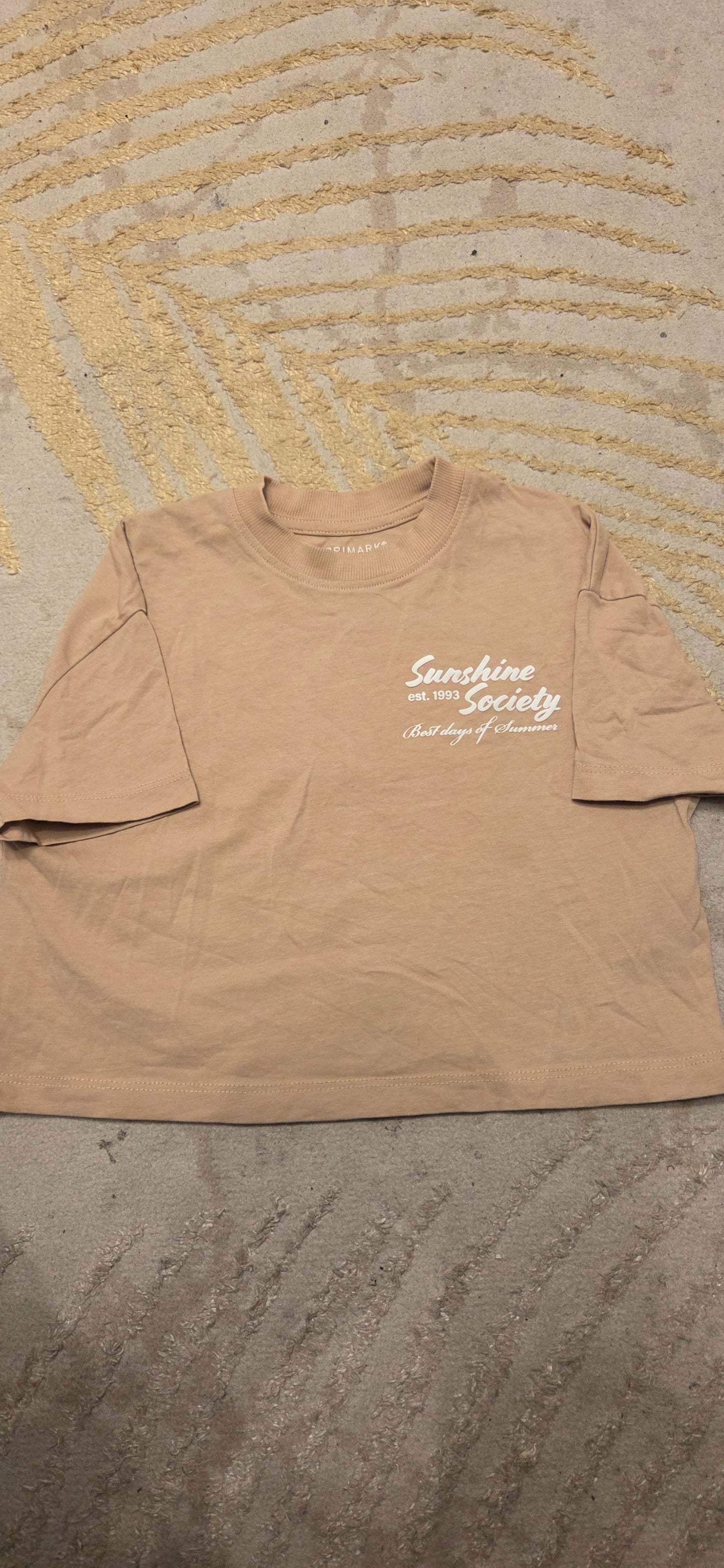 Primark Sunshine Society T-Shirt 2-3 Years