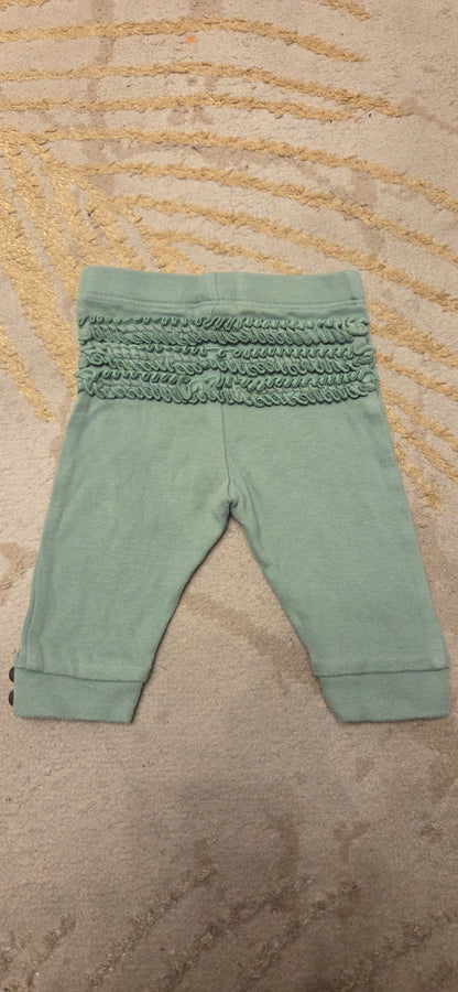 M&S Green Trouser 0-3 Months