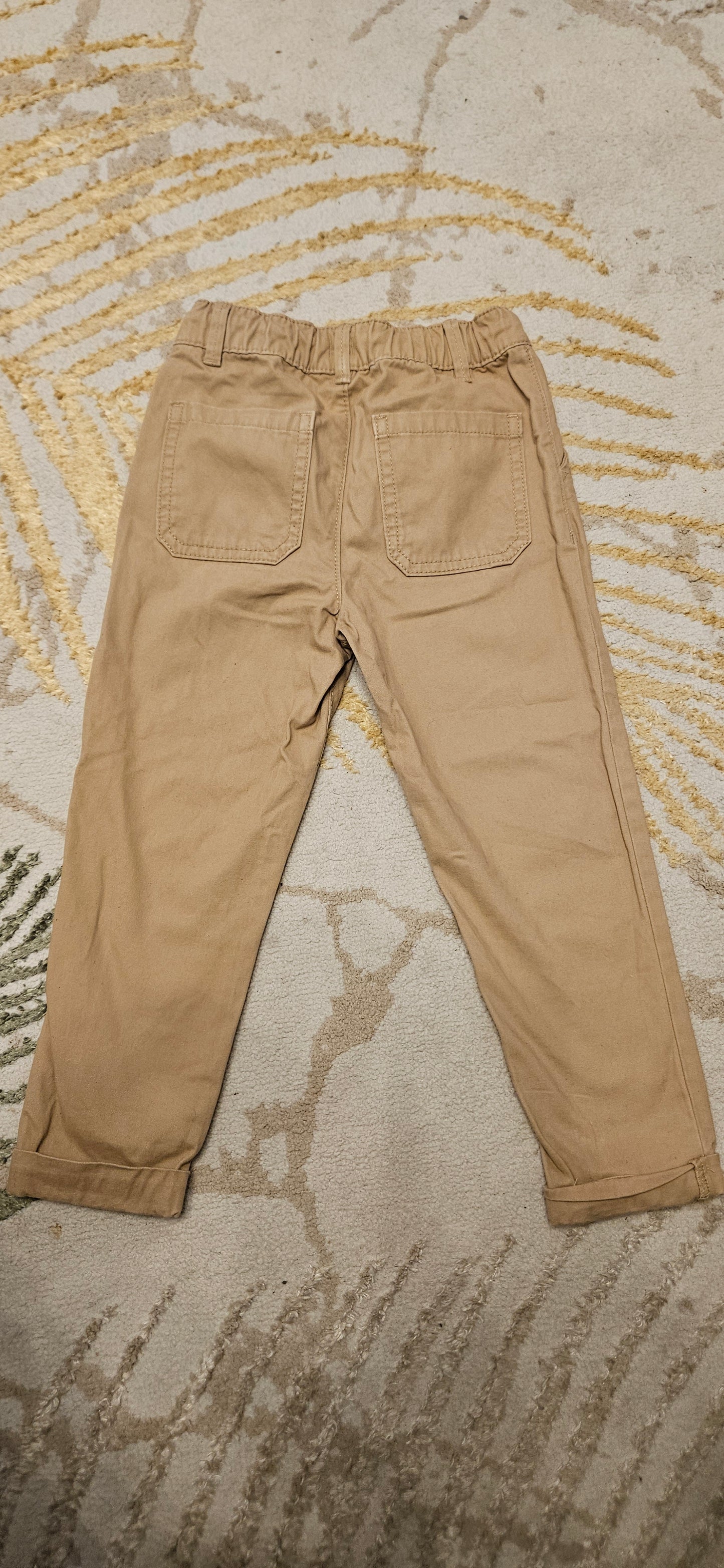 Nutmeg Cream Cargo Trousers 3-4 Years