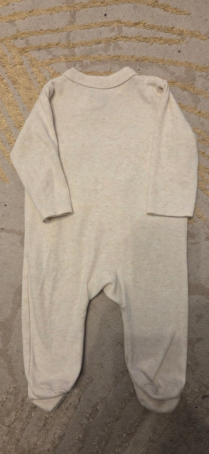 M&Co Bunny Sleepsuit 0-3 Months