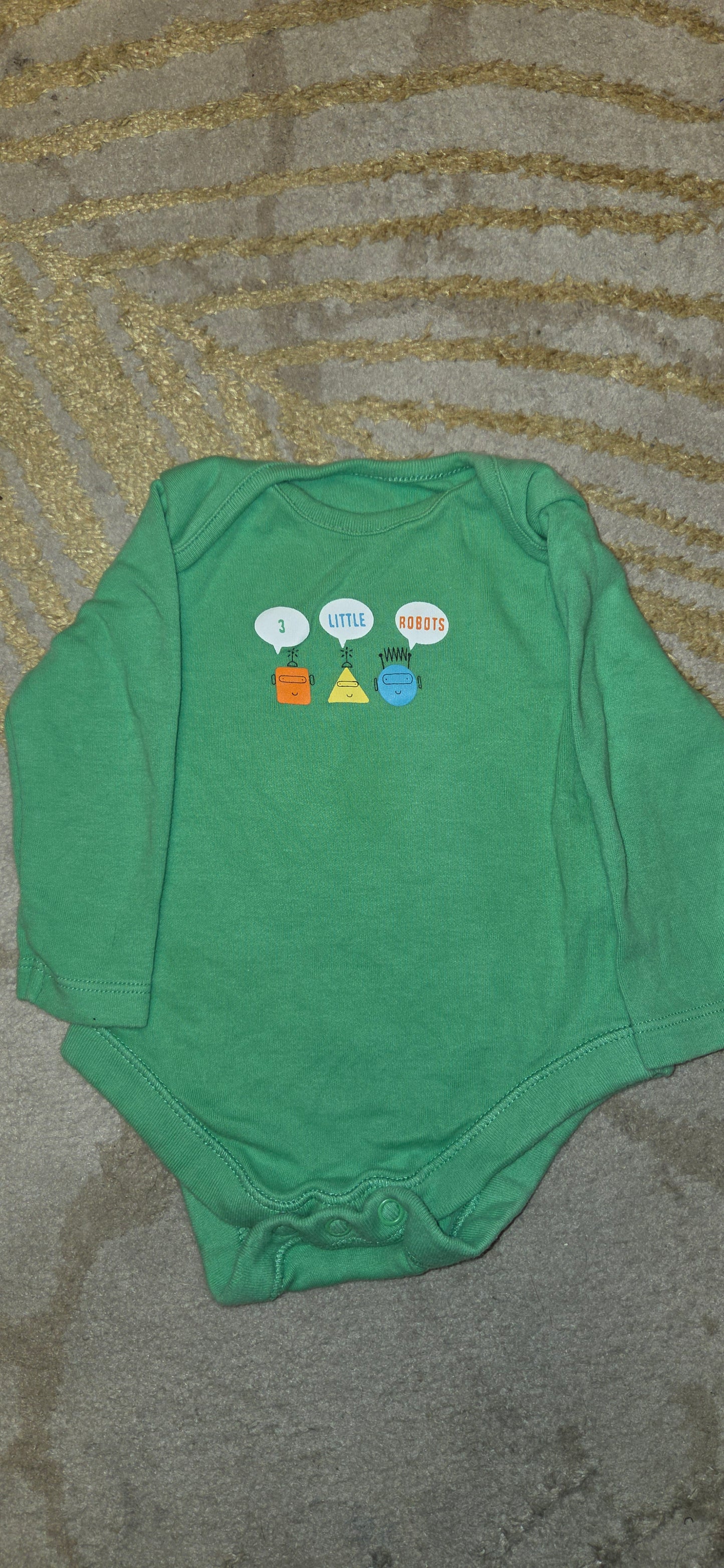F&F Robot Longsleeve Vest 0-3 Months