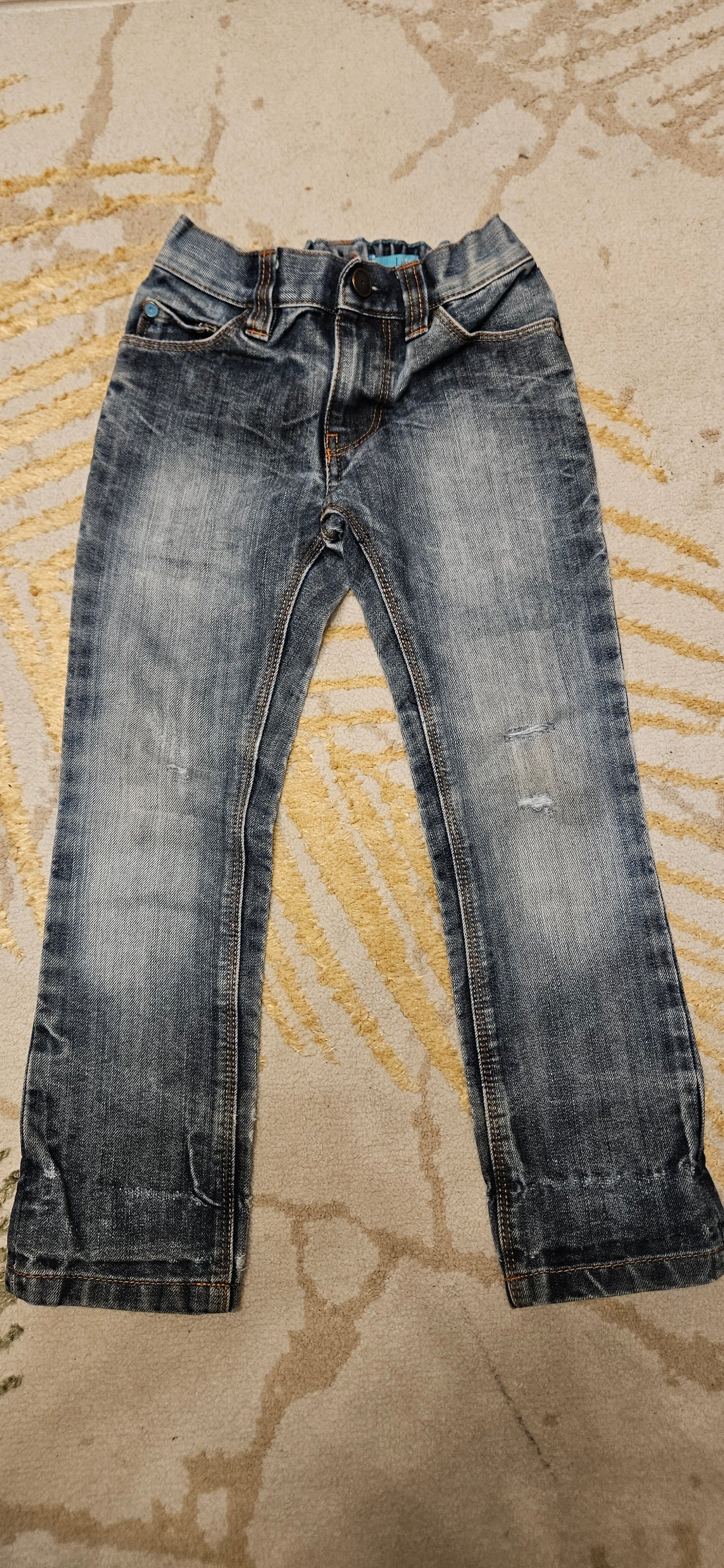 Next Blue Ripped Jeans 3-4 Years