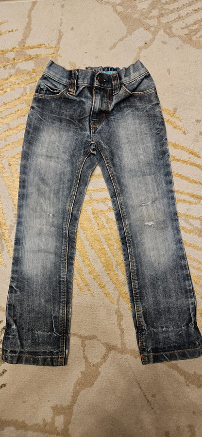 Next Blue Ripped Jeans 3-4 Years