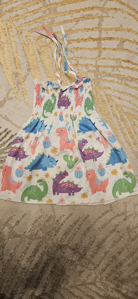 Dinosaur Dress 12-18 Months