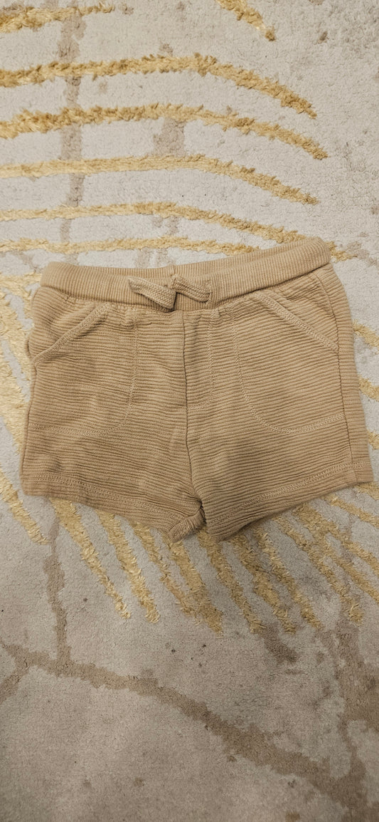 F&F Beige Shorts 3-6 Months
