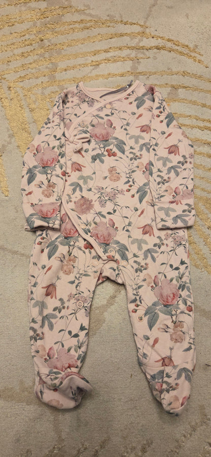 Tu Rose Inspired Pink Sleepsuit 3-6 Months