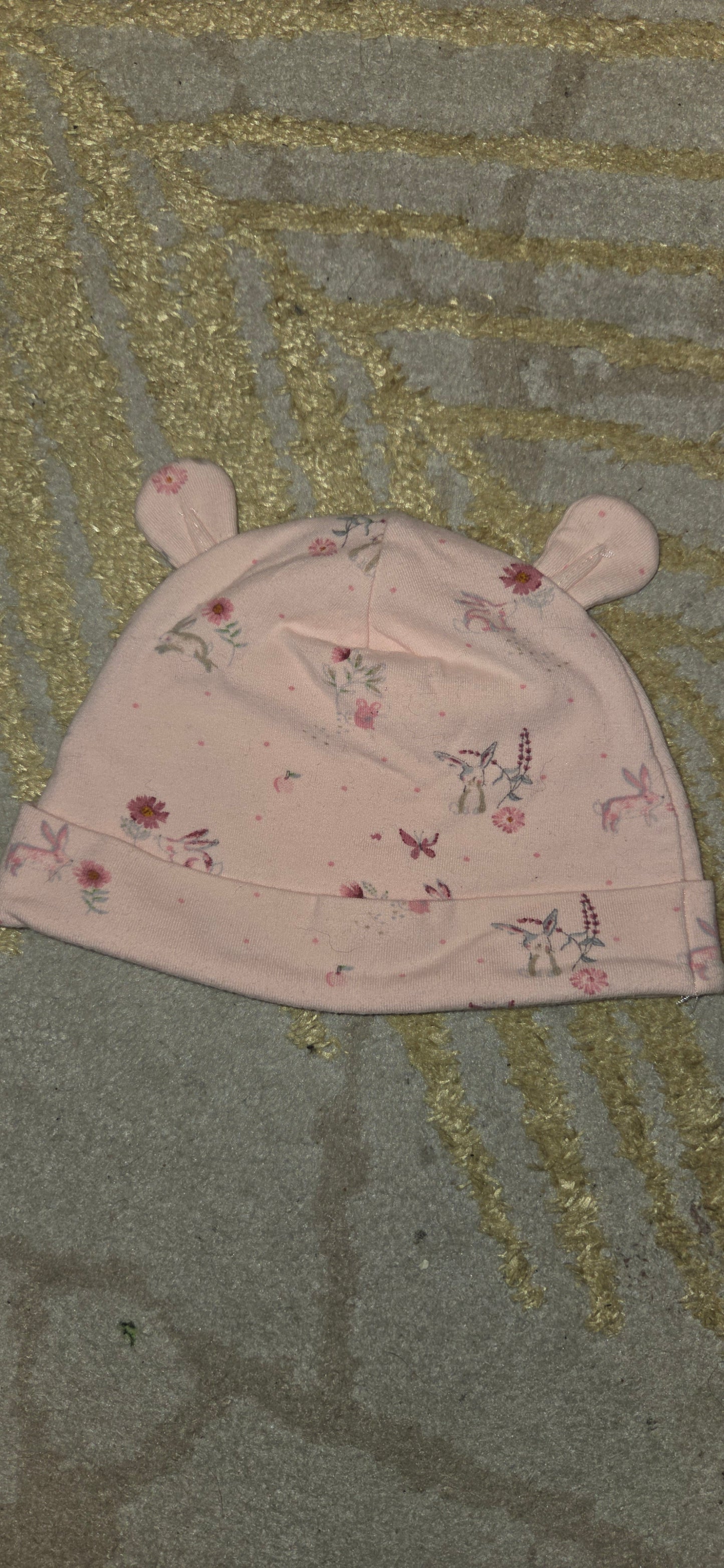 Next Rabbit Flowery Hat 3-6 Months