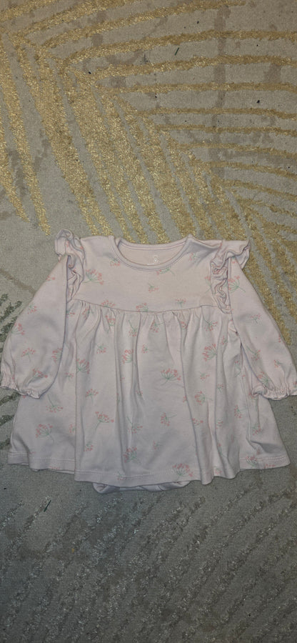 Mothercare Pink Floral Dress 3-6 Months