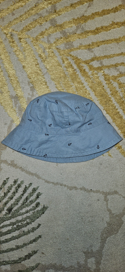 George Blue Anchor Bucket Hat 3-6 Months